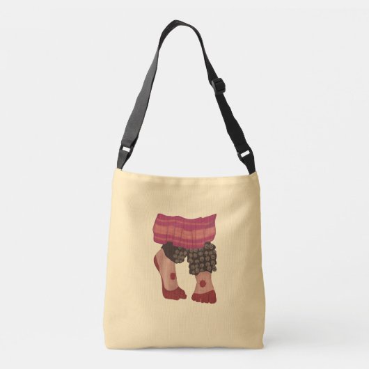 Bharatanatyam Tänzer füttern Design personalisiert Tragetaschen Mit Langen Trägern (Rückseite)