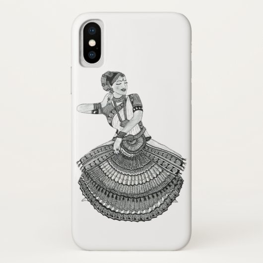 Bharatanatyam Tänzer-Handy Case-Mate iPhone Hülle (Rückseite)