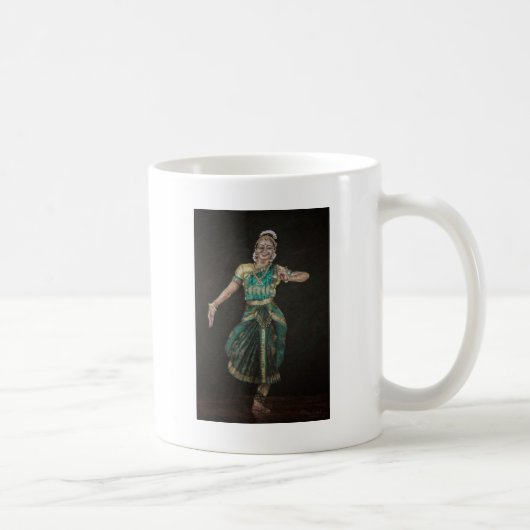 Bharatanatyam Tänzer Kaffeetasse (Rechts)