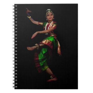 Bharathanatyam Tanz -130 Notizblock
