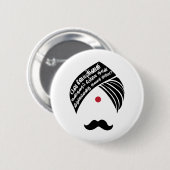 Bharathiyar veezhven endru ninaithayo Tamil-Zitat Button (Vorne & Hinten)