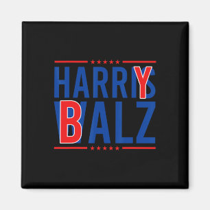 Bheimer 2024 Funny Kamala Harris W Democrat Politi Magnet