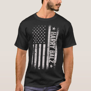 Bheimer 2024 Harris W Usa Flag Politisch T-Shirt