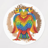 bherunda bird etiketten (Design 1)