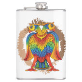 bherunda bird flachmann (Vorderseite)