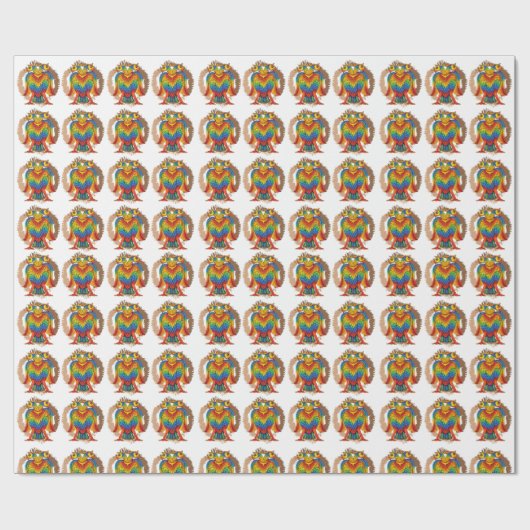 bherunda bird geschenkpapier (Flach)