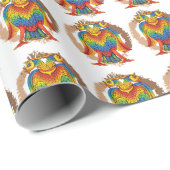 bherunda bird geschenkpapier (Rolleneckpunkt)