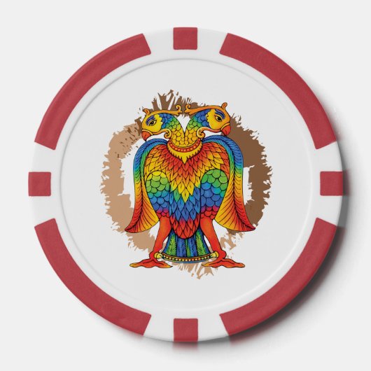 bherunda bird pokerchips (Vorderseite)
