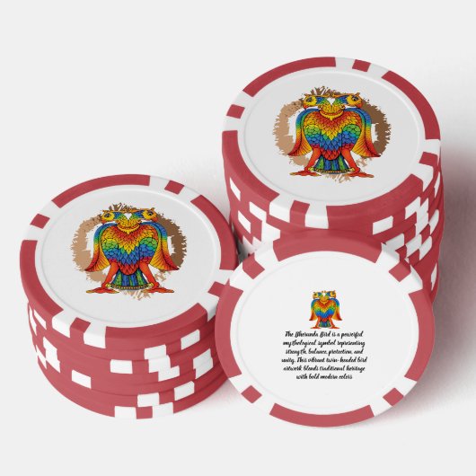 bherunda bird pokerchips (Stapel)