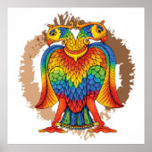 Bherunda bird poster (Vorne)