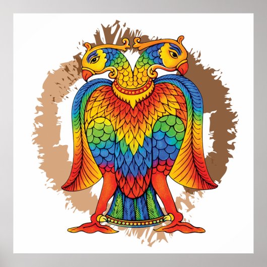 Bherunda bird poster (Vorne)