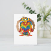 bherunda bird postkarte (Stehend Vorderseite)