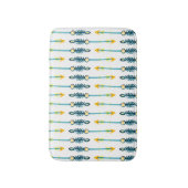 BHH-Gelb-Gelb-Pfeile Badematte (Vorderseite Vertikal)