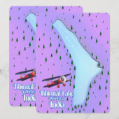 Bhimtal Lake Bhimtal India Reiseplakat. (Vorne/Hinten)