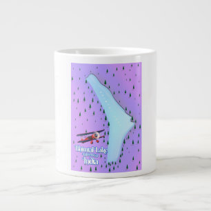 Bhimtal Lake Bhimtal India Reiseplakat. Jumbo-Tasse