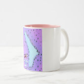 Bhimtal Lake Bhimtal India Reiseplakat. Zweifarbige Tasse (VorderseiteRechts)