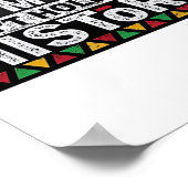 Bhm Black History ist amerikanisches Poster (Ecke)