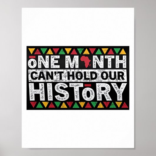 Bhm Black History ist amerikanisches Poster (Vorne)
