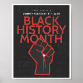 Bhm Black History Monat Poster (Vorne)