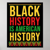 Bhm Geschenk schwarze Geschichte ist amerikanische Poster (Vorne)