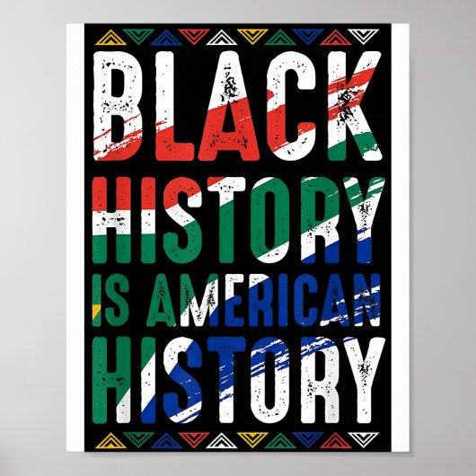 Bhm History African American Poster (Vorne)