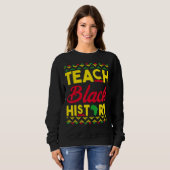 BHM Lehrer Afrikanischer Amer Sweatshirt (Vorne ganz)