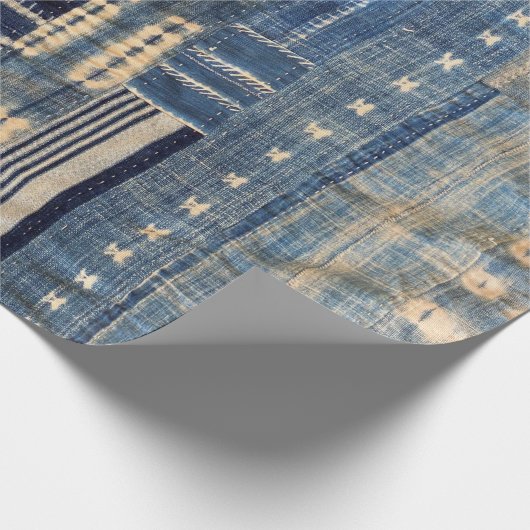 BHO-Indigotusche Geschenkpapier (Ecke)