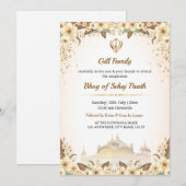 Bhog of Sehaj Path Invitation Card, Path Bhog Card Einladung (Vorne/Hinten)