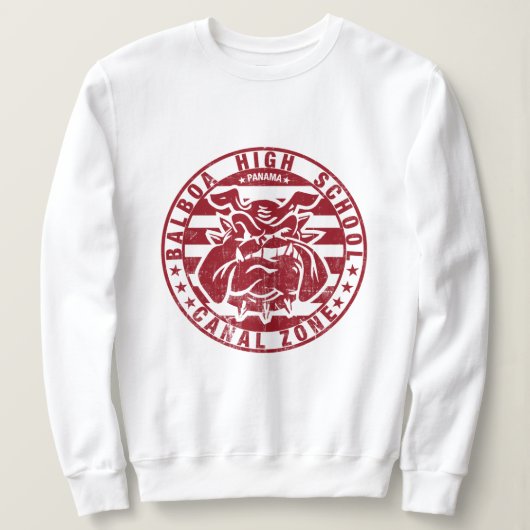 BHS Bulldogs (verwittert - rot) Sweatshirt (Design vorne)