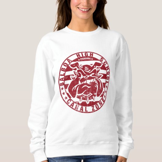 BHS Bulldogs (verwittert - rot) Sweatshirt (Vorderseite)