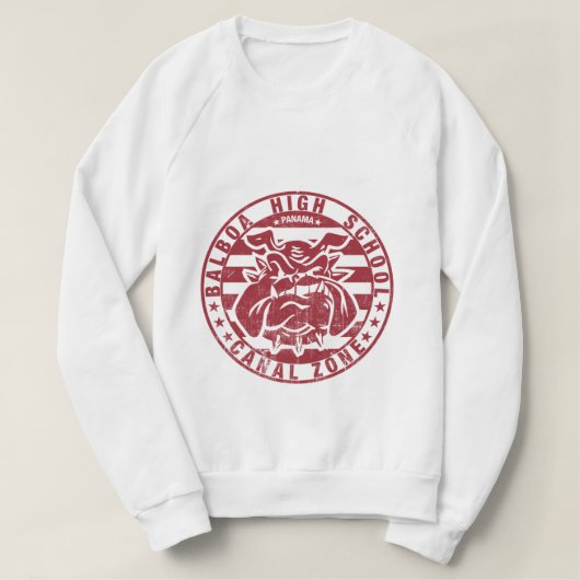 BHS Bulldogs (verwittert - rot) Sweatshirt (Design vorne)