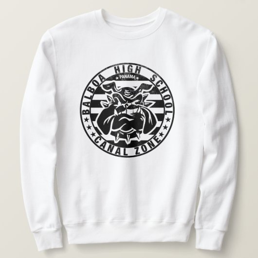 BHS Bulldogs (verwittert - schwarz) Sweatshirt (Design vorne)
