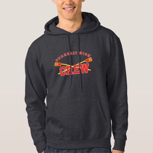 BHS-Crew - Hoodie mit Retro-Logo - Mens/Unisex (Vorderseite)