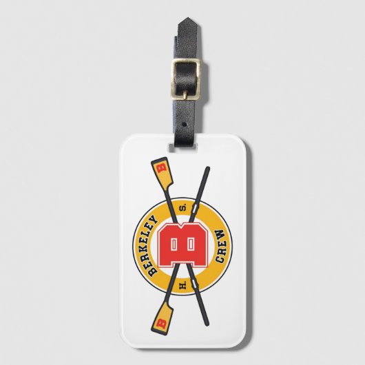 BHS-Crew - Logo-Gepäckmarke Gepäckanhänger (Vorderseite Vertikal)