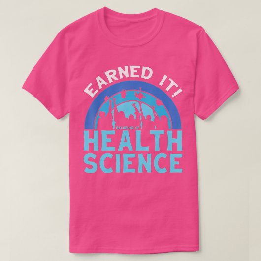 BHSc Bachelor of Health Science Uni T-Shirt (Design vorne)