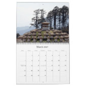 Bhutan 2016 kalender (Mär 2027)