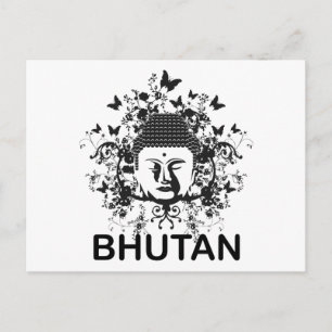 Bhutan Buddha Postkarte