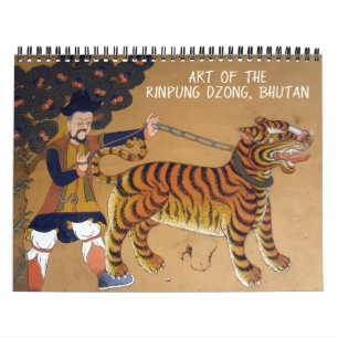 bhutan dzong art kalender