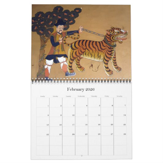 bhutan dzong art kalender (Feb 2026)