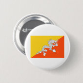 Bhutan Flag Button (Vorne & Hinten)
