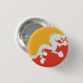 Bhutan Flag Button (Vorne & Hinten)
