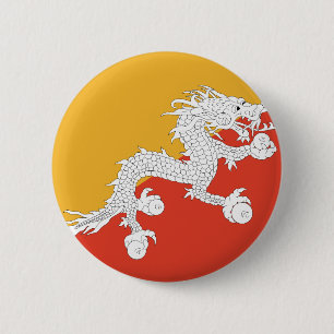 Bhutan Flag Button