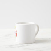 Bhutan Flag Espressotasse (Vorderseite Rechts)