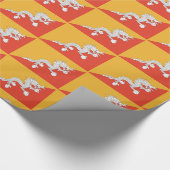 Bhutan Flag Geschenkpapier (Ecke)