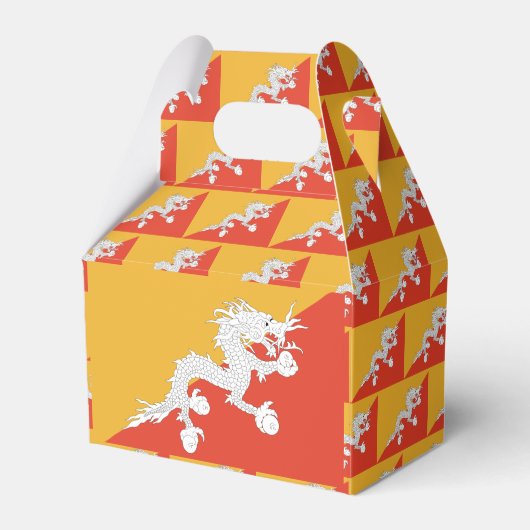 Bhutan Flag Geschenkschachtel (Vorderseite)
