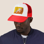Bhutan Flag Hat Truckerkappe (Beispiel)