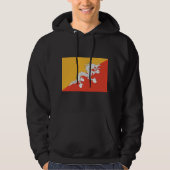 Bhutan Flag Hoodie (Vorderseite)