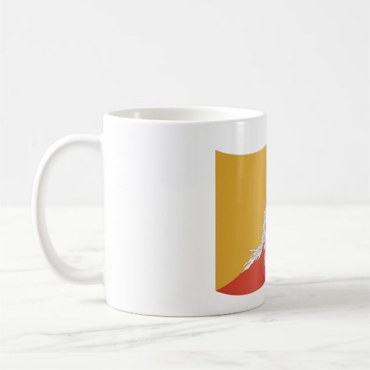 Bhutan Flag Kaffeetasse (Links)