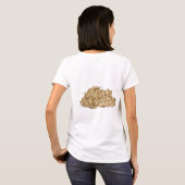 Bhutan Flag + Karte + Text-T - Shirt (Schwarz voll)