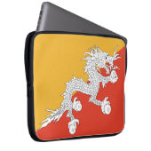 Bhutan Flag Laptopschutzhülle (Vorne Rechts)